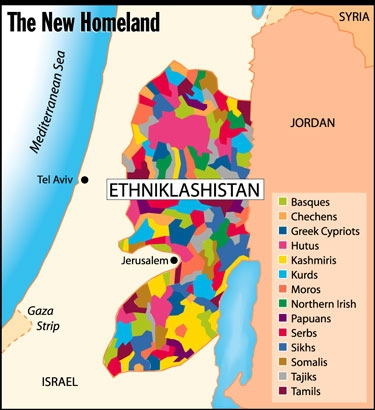 An ethnographic map of the new Homeland.